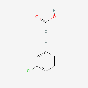 3-(3-Chlorophenyl)propiolic acid chemical structure (CAS 7396-28-3)