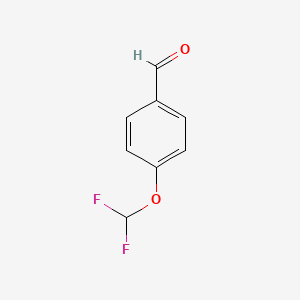 4-(Difluoromethoxy)benzaldehyde chemical structure (CAS 73960-07-3)