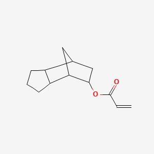 Octahydro-1H-4,7-methanoinden-5-yl acrylate chemical structure (CAS 7398-56-3)