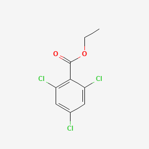 Ethyl 2,4,6-trichlorobenzoate chemical structure (CAS 73981-96-1)