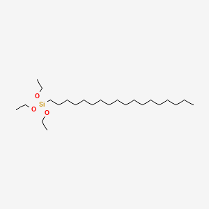 Octadecyltriethoxysilane chemical structure (CAS 7399-00-0)