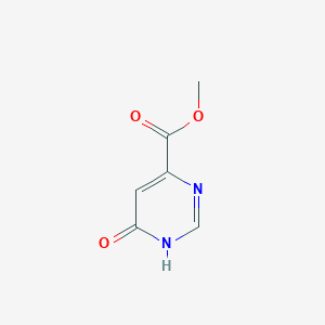 Methyl 6-oxo-3,6-dihydropyrimidine-4-carboxylate chemical structure (CAS 7399-93-1)