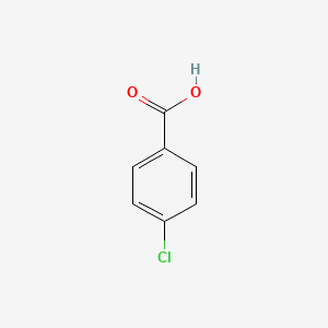 4-Chlorobenzoic acid chemical structure (CAS 74-11-3)