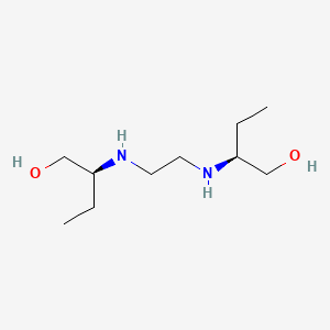 (2S,2'S)-2,2'-(Ethane-1,2-diylbis(azanediyl))bis(butan-1-ol) chemical structure (CAS 74-55-5)