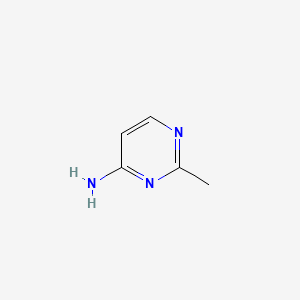 2-Methyl-4-pyrimidinamine chemical structure (CAS 74-69-1)
