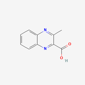 3-Methylquinoxaline-2-carboxylic acid chemical structure (CAS 74003-63-7)