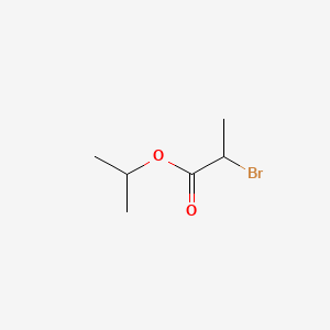 Isopropyl 2-bromopropanoate chemical structure (CAS 7401-84-5)