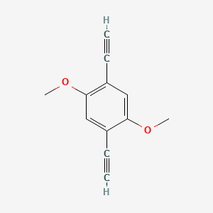 1,4-Diethynyl-2,5-dimethoxybenzene chemical structure (CAS 74029-40-6)