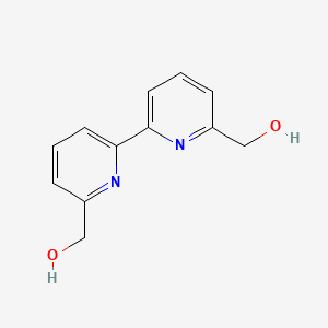 [2,2'-Bipyridine]-6,6'-diyldimethanol chemical structure (CAS 74065-63-7)