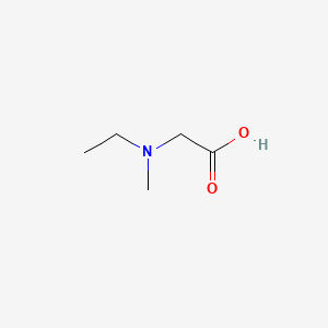 2-(Ethyl(methyl)amino)acetic acid chemical structure (CAS 740792-70-5)