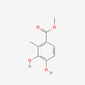Methyl 3,4-dihydroxy-2-methylbenzoate chemical structure (CAS 740799-82-0)