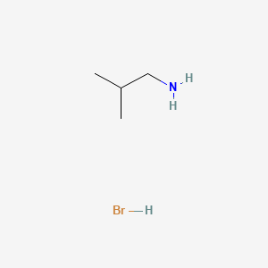 2-Methylpropan-1-amine hydrobromide chemical structure (CAS 74098-36-5)
