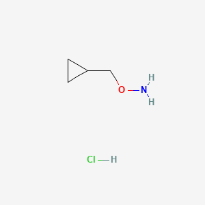 O-(Cyclopropylmethyl)hydroxylamine hydrochloride chemical structure (CAS 74124-04-2)