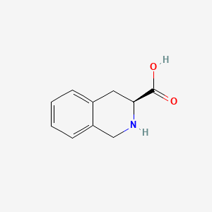 (S)-1,2,3,4-Tetrahydroisoquinoline-3-carboxylic acid chemical structure (CAS 74163-81-8)