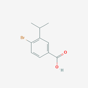 4-Bromo-3-isopropylbenzoic acid chemical structure (CAS 741698-94-2)