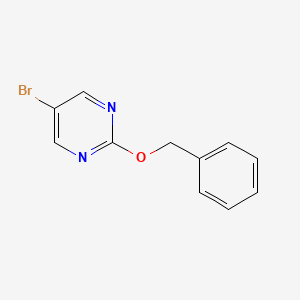 2-(Benzyloxy)-5-bromopyrimidine chemical structure (CAS 742058-39-5)
