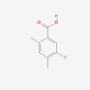 5-Iodo-2,4-dimethylbenzoic acid chemical structure (CAS 742081-03-4)