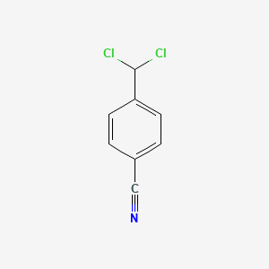 4-(Dichloromethyl)benzonitrile chemical structure (CAS 74231-65-5)