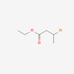 Ethyl 3-Bromobutyrate chemical structure (CAS 7425-49-2)