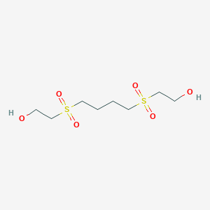 2,2'-(Butane-1,4-diyldisulfonyl)diethanol chemical structure (CAS 7426-03-1)
