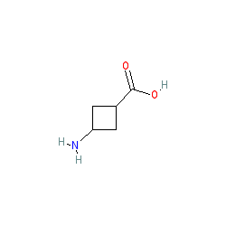 cis-3-Aminocyclobutanecarboxylic acid chemical structure (CAS 74316-27-1)