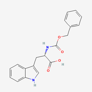 (S)-2-(((Benzyloxy)carbonyl)amino)-3-(1H-indol-3-yl)propanoic acid chemical structure (CAS 7432-21-5)
