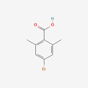 4-Bromo-2,6-dimethylbenzoic acid chemical structure (CAS 74346-19-3)