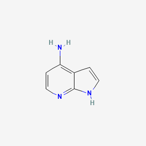 4-Amino-1H-pyrrolo[2,3-b]pyridine chemical structure (CAS 74420-00-1)
