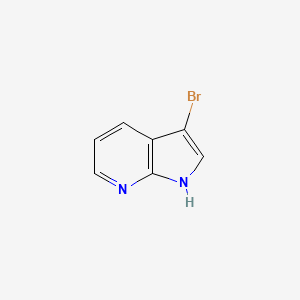 3-Bromo-1H-pyrrolo[2,3-b]pyridine chemical structure (CAS 74420-15-8)