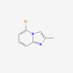 5-Bromo-2-methylimidazo[1,2-a]pyridine chemical structure (CAS 74420-51-2)