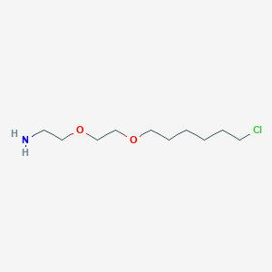 2-(2-((6-Chlorohexyl)oxy)ethoxy)ethanamine chemical structure (CAS 744203-60-9)