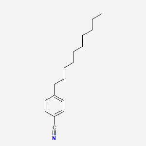4-Decylbenzonitrile chemical structure (CAS 744255-67-2)