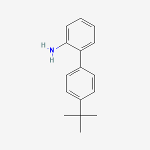 4'-(tert-Butyl)-[1,1'-biphenyl]-2-amine chemical structure (CAS 744262-30-4)