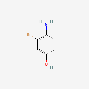 4-Amino-3-bromophenol chemical structure (CAS 74440-80-5)