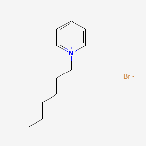 N-hexylpyridinium bromide chemical structure (CAS 74440-81-6)