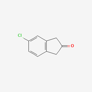 5-Chloro-1H-inden-2(3H)-one chemical structure (CAS 74444-81-8)
