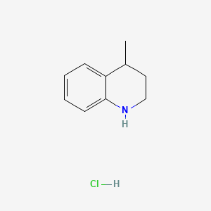 4-Methyl-1,2,3,4-tetrahydroquinoline hydrochloride chemical structure (CAS 74459-19-1)