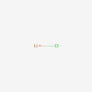 Lithium chloride (powder) chemical structure (CAS 7447-41-8)