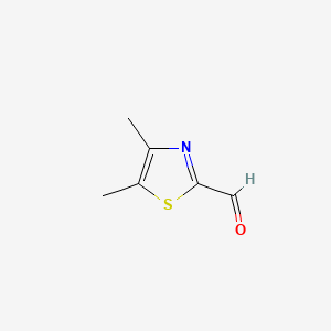 4,5-Dimethylthiazole-2-carbaldehyde chemical structure (CAS 74531-15-0)