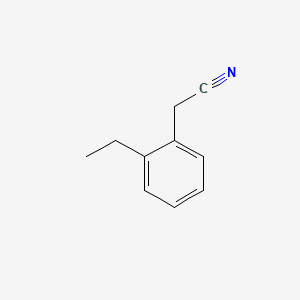 2-(2-Ethylphenyl)acetonitrile chemical structure (CAS 74533-20-3)