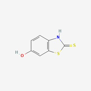 2-mercaptobenzo[d]thiazol-6-ol chemical structure (CAS 74537-63-6)