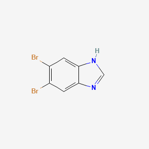 5,6-Dibromo-1H-benzo[d]imidazole chemical structure (CAS 74545-26-9)