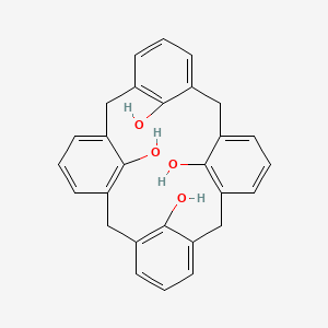 1,3,5,7(1,3)-Tetrabenzenacyclooctaphane-12,32,52,72-tetraol chemical structure (CAS 74568-07-3)
