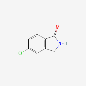 5-Chloroisoindolin-1-one chemical structure (CAS 74572-29-5)