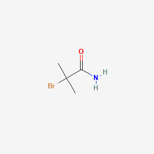 2-Bromo-2-methylpropanamide chemical structure (CAS 7462-74-0)