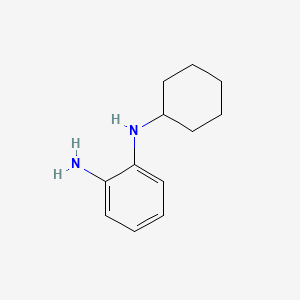 N1-Cyclohexylbenzene-1,2-diamine chemical structure (CAS 74628-31-2)