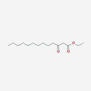 Ethyl 3-oxotridecanoate chemical structure (CAS 74631-91-7)