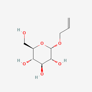 Allyl a-D-glucopyranoside chemical structure (CAS 7464-56-4)