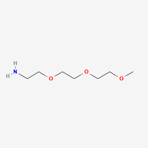 2-(2-(2-Methoxyethoxy)ethoxy)ethanamine chemical structure (CAS 74654-07-2)