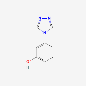 3-(4H-1,2,4-Triazol-4-yl)phenol chemical structure (CAS 746656-39-3)
